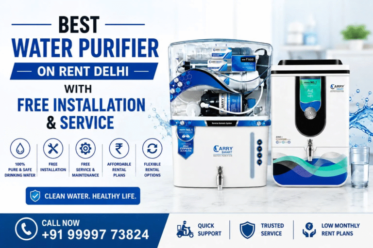 Best Water Purifier on Rent Delhi with Free Installation & Service