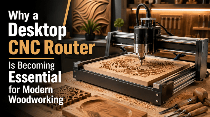 Why a Desktop CNC Router Is Becoming Essential for Modern Woodworking